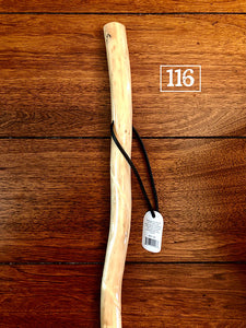 Hiking/ Walking Stick- 55" - Hardwood walking stick, spiral carving