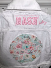 NASH Baby- White Denim Jacket- Cowboy Hat