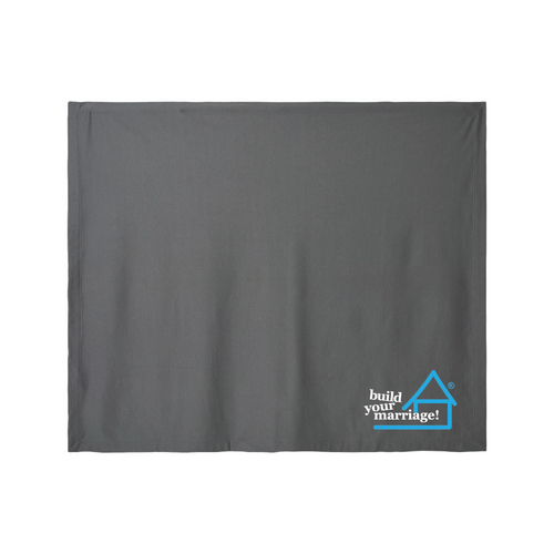 BYM- Gildan - Heavy Blend Fleece Stadium Blanket - Embroidered