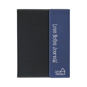 BYM- 7" x 9" Portfolio with Notepad - "Love Notes Journal" - Laser Engraved