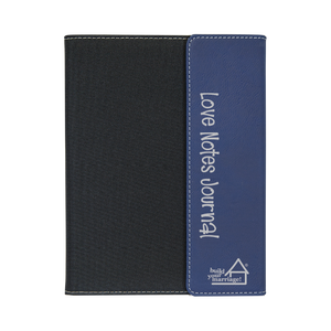 BYM- 9 1/2" x 12" Portfolio with Notepad - "Love Notes Journal" - Laser Engraved