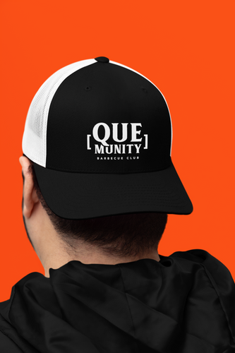 Que-Munity BBQ Club- Richardson - Snapback Trucker Cap- Black