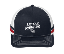 Two-Stripe Snapback Trucker Cap- Little Raiders