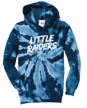 Youth Tie-Dye Pullover Hooded Sweatshirt- Little Raiders- SH Elementary