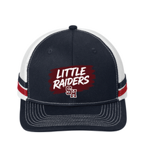 Two-Stripe Snapback Trucker Cap- Little Raiders