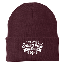 Chunky Knit Beanie- We Are Spring Hill- SH Elementary