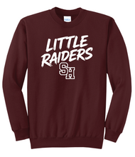 Core Fleece Crewneck Sweatshirt- Little Raiders- SH Elementary