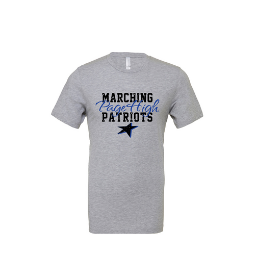 Short Sleeve Tee- Marching Patriots- Unisex- Athletic Heather