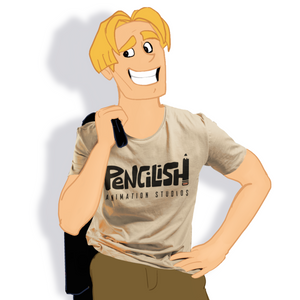 Pencilish T Shirt [Unisex] Black Pencilish Logo