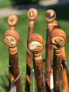 Hiking/ Walking Stick- 56" Staff/ Monopod w/ sculpted Knob