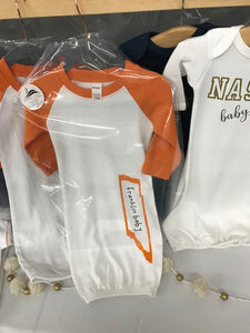 NASH Baby- Baby Gown- Nash Baby- Orange