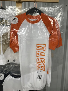 NASH Baby- Baby Gown- Nash Baby- Orange