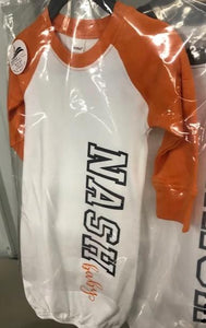 NASH Baby- Baby Gown- Nash Baby- Orange