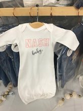 NASH Baby- Baby Gown- Nash Baby- Solids- White