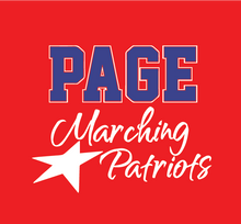 T Shirt- PAGE Marching Patriots- Unisex- Red