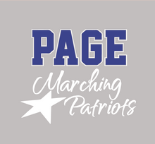 Hooded Sweatshirt- PAGE Marching Patriots- Unisex- Athletic Heather