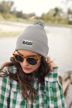 Pencilish Unisex Pom-Pom 12" Knit Beanie