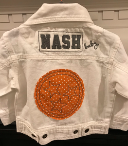 NASH Baby- White Denim Jacket- Nashville TriStar