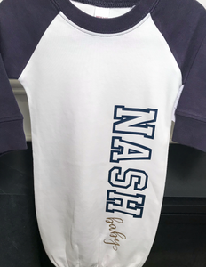 NASH Baby- Baby Gown- Nash Baby- Navy