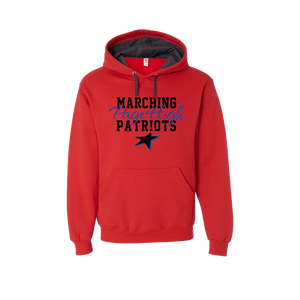 Hooded Sweatshirt- Marching Patriots- Unisex- Red