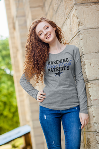 Long Sleeve Tee- Marching Patriots- Unisex- Athletic Heather