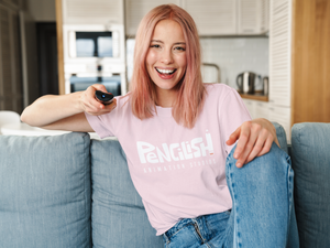Pencilish T Shirt [Unisex] White Pencilish Logo